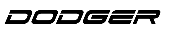 Dodger font preview