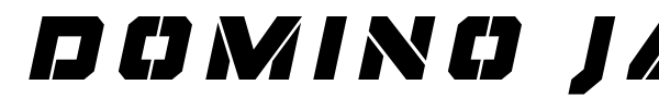 Domino Jack font