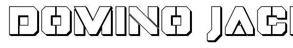 Domino Jack font preview