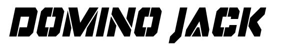 Domino Jack font preview