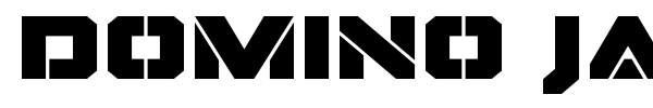 Domino Jack font preview