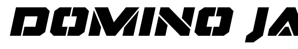 Domino Jack font preview