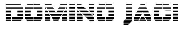 Domino Jack font preview