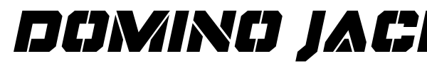 Domino Jack font preview