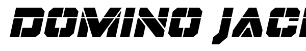Domino Jack font preview
