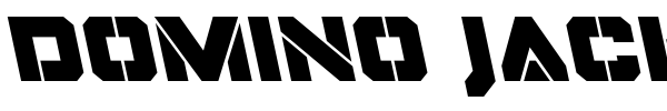 Domino Jack font preview