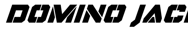 Domino Jack font preview