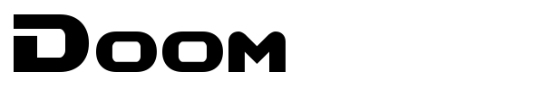 Doom font