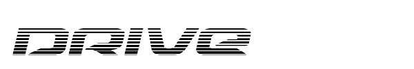 Drive font
