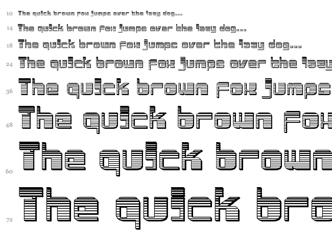 Drosselmeyer font waterfall