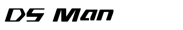 DS Man font