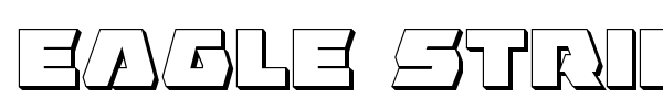 Eagle Strike font preview