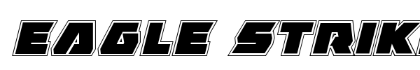 Eagle Strike font preview