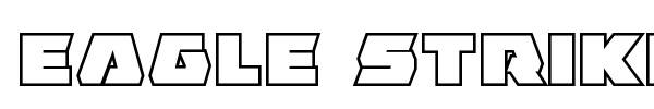Eagle Strike font preview