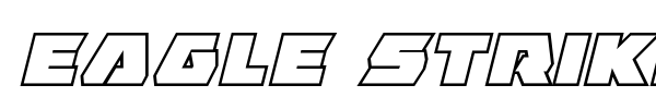 Eagle Strike font preview