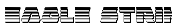 Eagle Strike font preview
