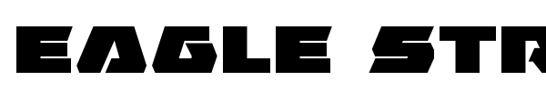 Eagle Strike font preview