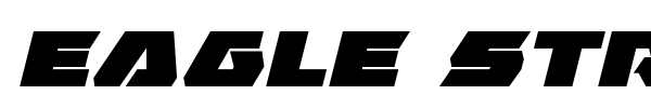 Eagle Strike font preview