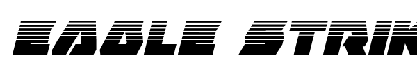 Eagle Strike font preview