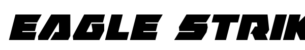 Eagle Strike font preview