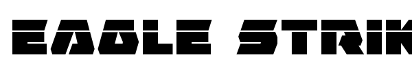 Eagle Strike font preview