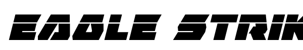 Eagle Strike font preview