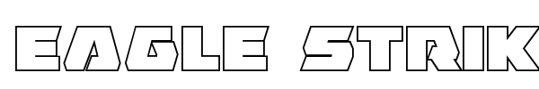 Eagle Strike font preview