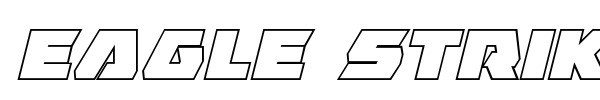 Eagle Strike font preview