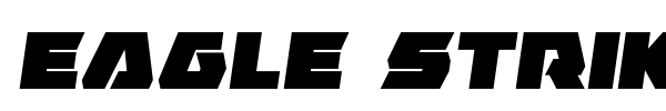 Eagle Strike font preview