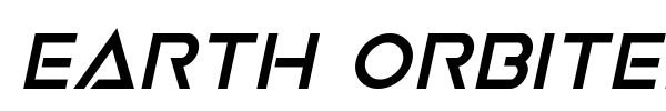 Earth Orbiter font