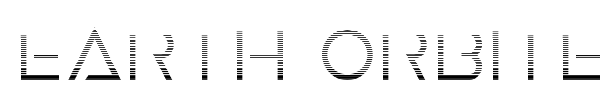 Earth Orbiter font preview