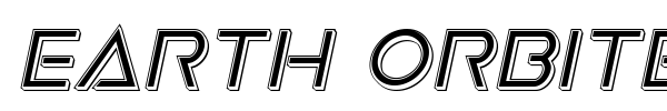 Earth Orbiter font preview