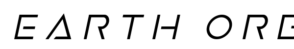 Earth Orbiter font preview