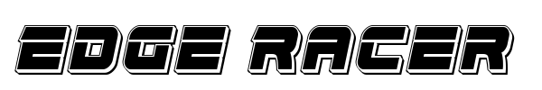 Edge Racer font