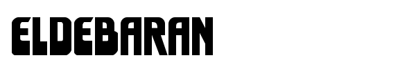 Eldebaran font preview