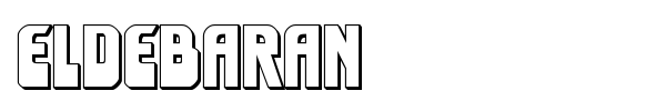 Eldebaran font preview