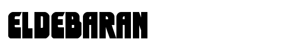 Eldebaran font preview