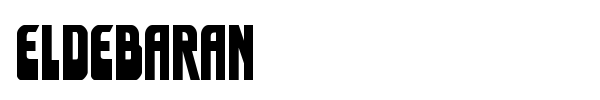 Eldebaran font preview