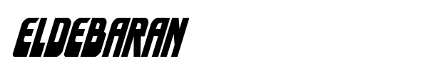Eldebaran font preview