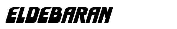 Eldebaran font preview