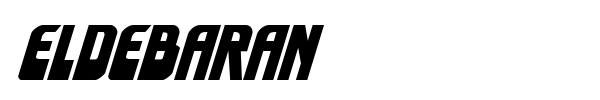 Eldebaran font preview