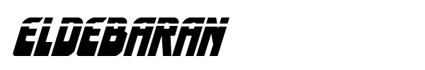 Eldebaran font preview