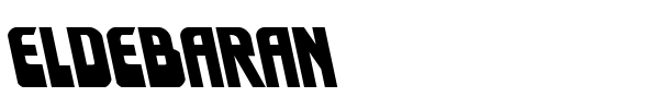 Eldebaran font preview