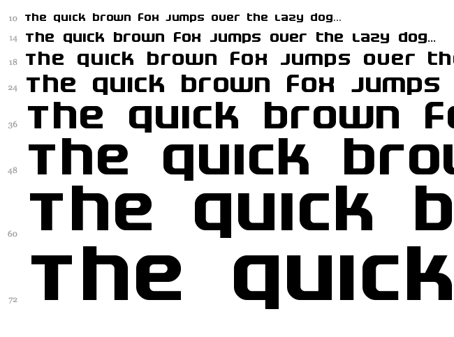 Electrofied font waterfall