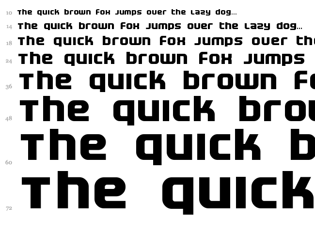 Electrofied font waterfall
