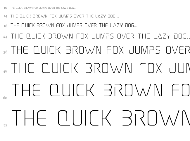 Elite Danger font waterfall