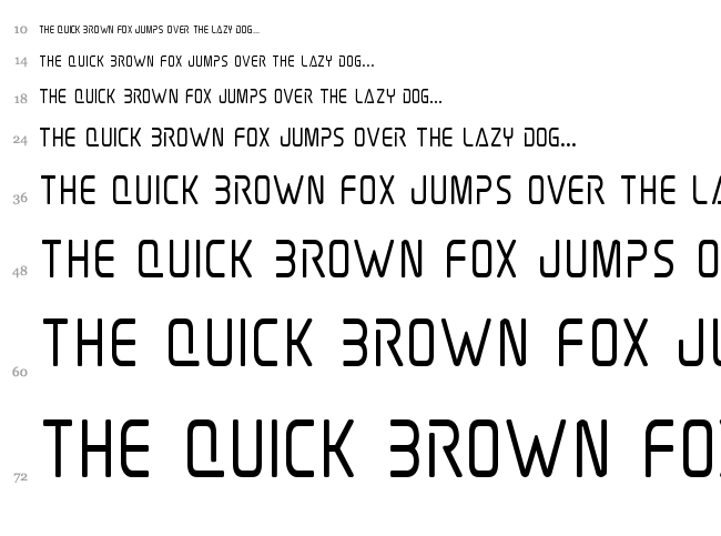Elite Danger font waterfall