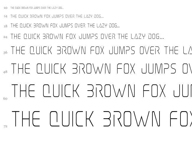 Elite Danger font waterfall
