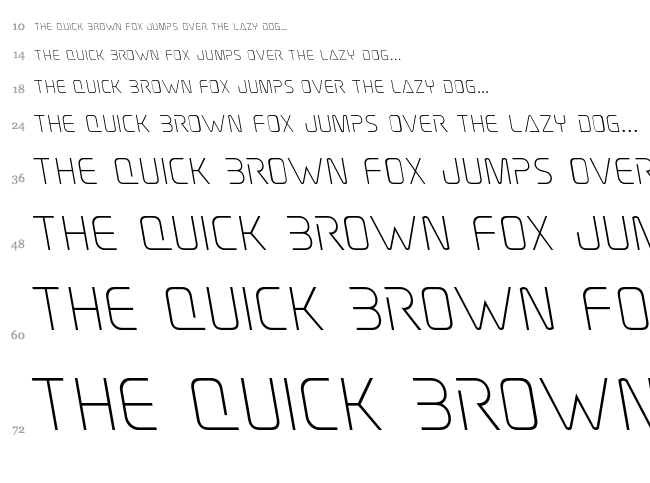 Elite Danger font waterfall