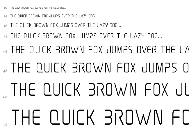 Elite Danger font waterfall